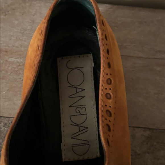 JOAN & DAVID WOMENS VINTAGE MONK STRAP BROGUE DETAILED SUEDE LIAFER SIZE 7.5 main image 8
